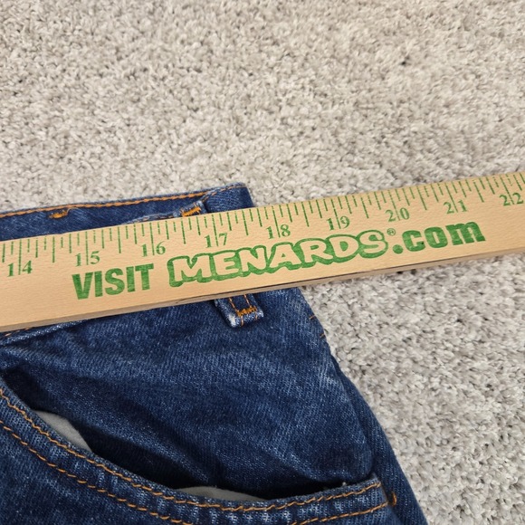 Dickies Flannel Lined Jeans 36x34 Relaxed Fit Y2K Blue vintage - Picture 5 of 9